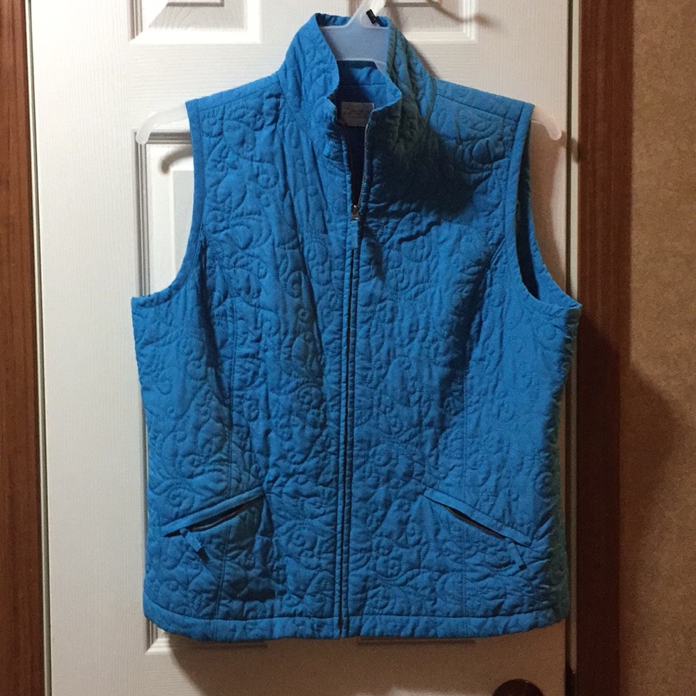Thin quilted vest. Worn once.